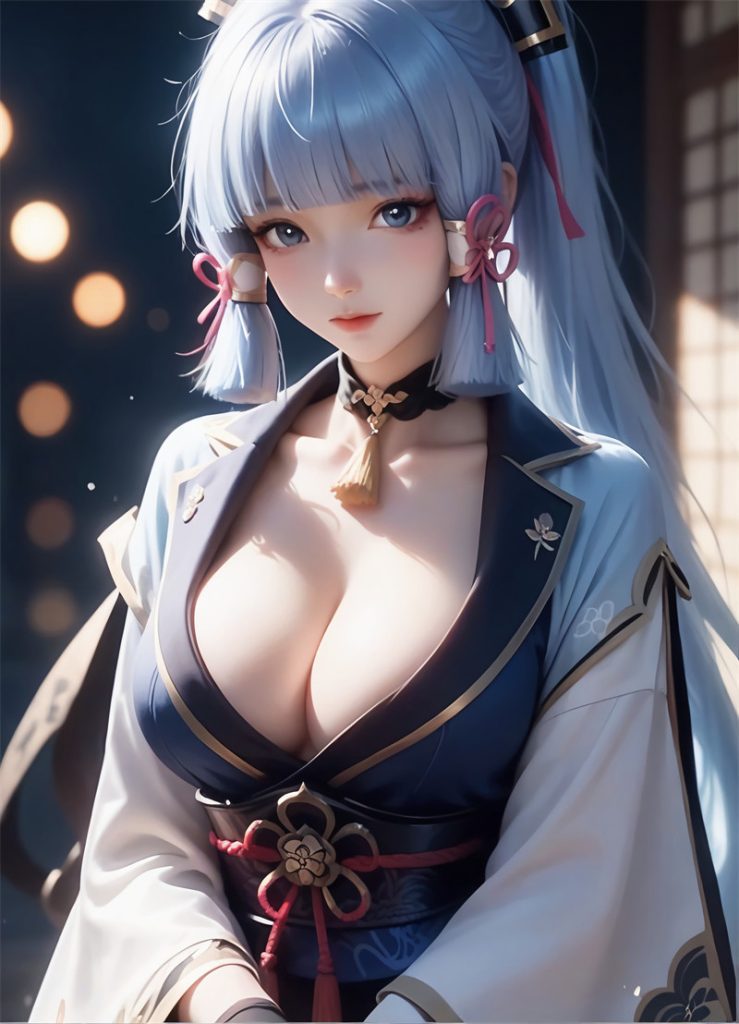 图片[3]-[第143期] [原神] [神里绫华 · 系列一] 涩涩 [108P]-AI动漫