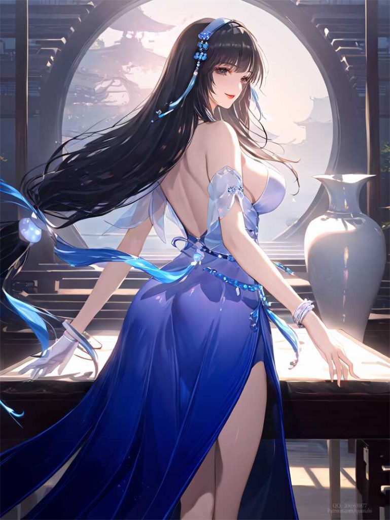 图片[4]-[第482期] [王者荣耀] [西施 · 系列一] AI国漫 [60P]-AI动漫